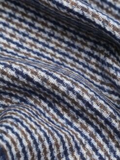 Sjaal Softfeel Pepita Grijs - Blauw