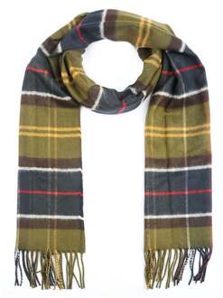 Sjaal Wolmix Tartan Yaxley Groen - Multicolour