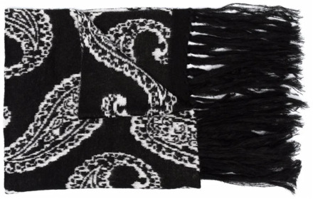 sjaals zwart 424 , Black , Heren - ONE Size