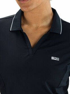 Sjeng Sports hyacinth polo tennis polo korte mouw dames - Blauw - L