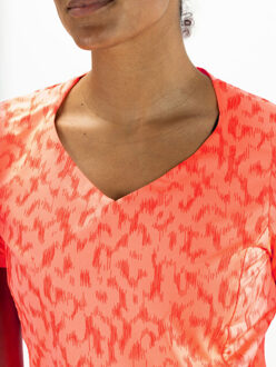 Sjeng Sports irini tee tennis t-shirt korte mouw dames - - maat M Oranje