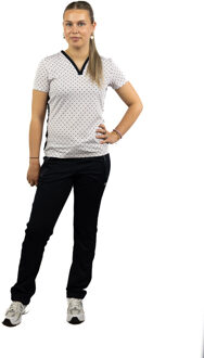 Sjeng Sports Tennis Polo Dames L/40 Wit dessin