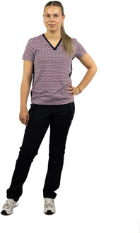 Sjeng Sports Tennis Polo Dames M/38 Wit dessin