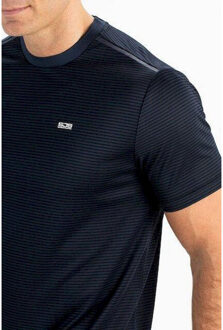 Sjeng Sports tex tennis t-shirt korte mouw heren - Zwart - XL