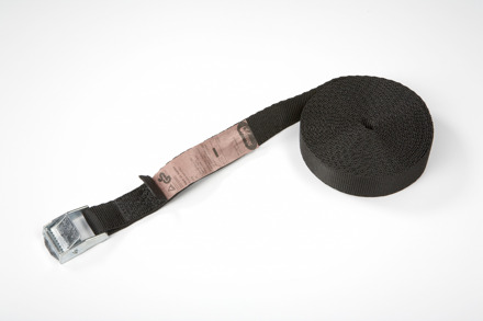 Sjorband | 25 mm | Gesp | Zwart | 3,5 m | Eindloos Vast | Display 30 stuks - 1825200350