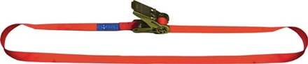 Sjorband | lengte 6 m | breedte 25 mm | met ratel | LC omdr. 700 daN | 1 stuk - 42250702 42250702