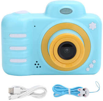 SK-S3 Dual Lens Kids Camera 2.4in Full Hd Scherm 1080P Fotografie Video Speelgoed Voor Kinderen Blauw