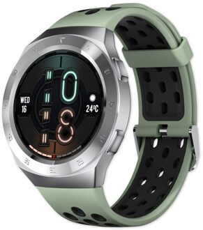 SK1 Smart Horloge Hartslagmeter Waterdicht Voor Android Ios Xiaomi licht groen zilver
