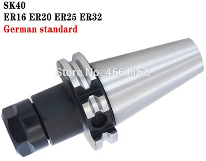 SK40 ER16 ER20 ER25 ER32 70L 100L Hoge Precisie Gereedschaphouder Er Voorjaar Chuck Cnc Gereedschaphouder Freesmachine SK40-ER25 -100L