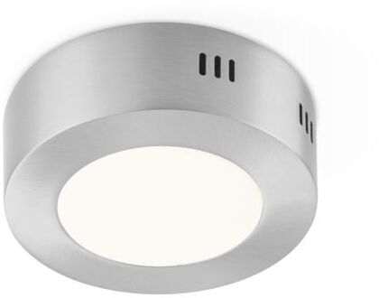 Ska LED Plafondlamp 12 cm - Mat staal Zilver