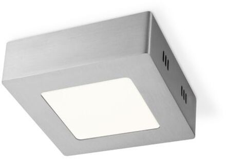 Ska LED Plafondlamp 12 cm - Mat staal Zilver