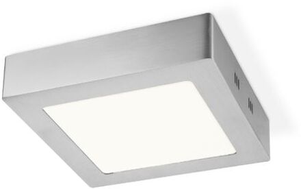 Ska LED Plafondlamp 17 cm - Mat staal Zilver