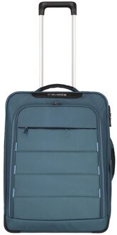 Skaii 2 Wheel Hybrid Trolley S Expandable blue Trolley Blauw - H 55 x B 40 x 23