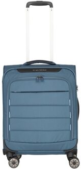 Skaii 4 Wheel Trolley S blue Handbagage koffer Trolley Blauw - H 55 x B 40 x D 20