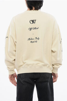 Skate-Fit geborsteld katoen 23 ronde hals sweatshirt in beige - maat