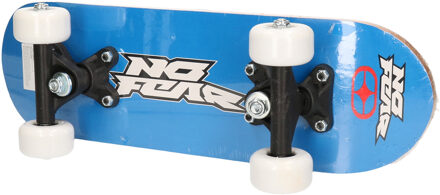 Skateboard met print 43 cm  Blauw