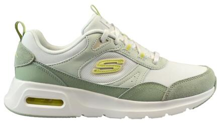 Skech-Air Court - Cool Avenue Sneakers Dames wit - licht groen - 39