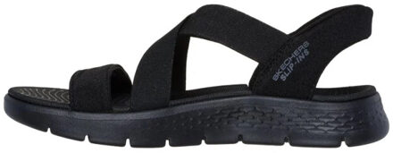 Skechers 141489-bbk go walk flex sandal glimmer up black 3256 Zwart - 39