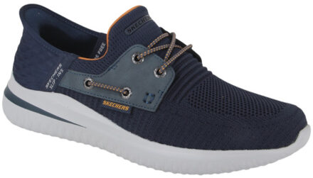 Skechers 210606 nvy heren instappers sportief - maat 45 Blauw