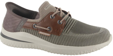 Skechers 210606 tpbr heren instappers sportief - maat 42 Beige