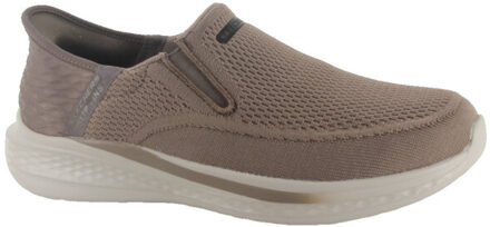 Skechers 210887 tpe heren instappers sportief - maat 43 Beige