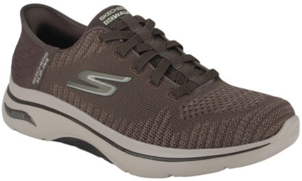 Skechers 216601 tpe heren instappers sportief - maat 42 Beige