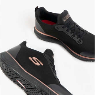 Skechers anti slp dames werkschoenen Zwart
