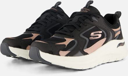 Skechers Arch Fit 2.0 Sneakers zwart Textiel - 36,37,38,39,40,41,42,43