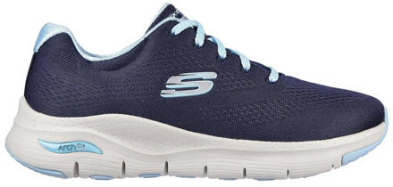 Skechers Arch Fit - Big Appeal Dames Sneakers - Navy/Light Blue - Maat 40