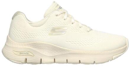 Skechers Arch Fit dames sneaker - Ecru - Maat 41