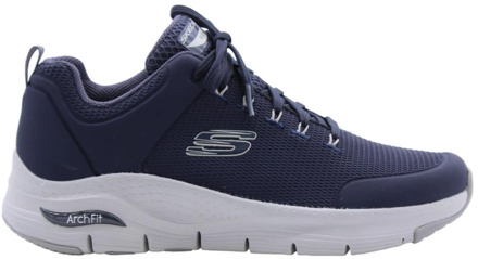 Skechers Arch Fit heren sneaker - Blauw - Maat 43