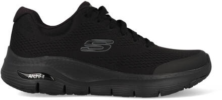 Skechers Arch Fit Heren Sneakers - Black/Black - Maat 41