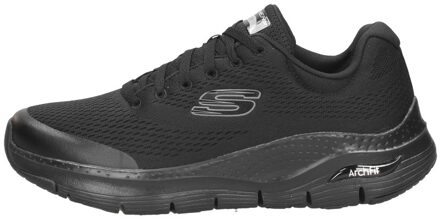 Skechers Arch Fit Heren Sneakers - Black/Black - Maat 41