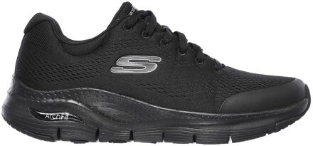 Skechers Arch Fit Heren Sneakers - Black/Black - Maat 44