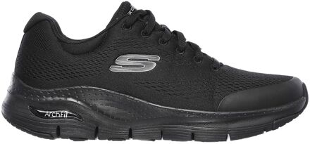 Skechers Arch Fit Heren Sneakers - Black/Black - Maat 46