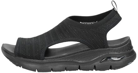 Skechers Arch Fit Sandaal Dames Zwart