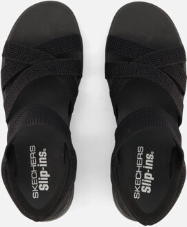 Skechers Arya Slip-ins Sandalen zwart Textiel - 36,37,41