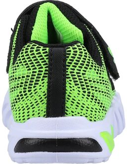 Skechers Baby jongens Flex-Glow Elite Vorlo Trainers (Kalk/zwart)