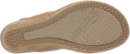 Skechers Beverlee Timeless Touch Textiel Dames Taupe Sandalen