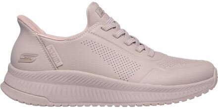 Skechers BOBS Squad 4 Sleutel Look Dames Blush Sneakers - maat EU 39/ UK 6 Roze