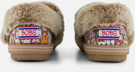 Skechers Bobs Too Cozy Chic Cat Pantoffels taupe - 36,37,38,39,40,41