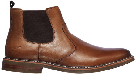 Skechers Breghman Morago veterboots cognac - Maat 44