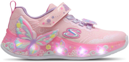 Skechers Butterfly Bliss Peuterschoenen - Roze - Maat 28 - Mesh/Synthetisch Pink