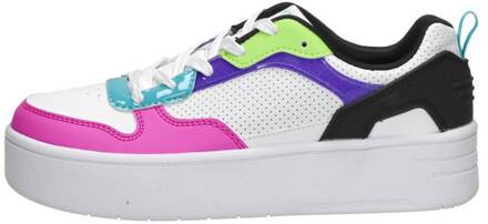 Skechers Court High - Classic Crush 310191L/WBMT Wit / Mulitcolor-36 maat 36