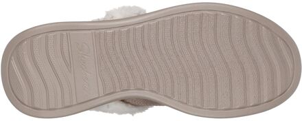 Skechers Cozy Escape Textiel Dames Taupe Pantoffels