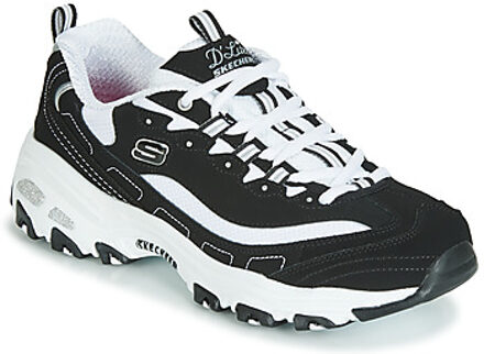 Skechers D'Lites Biggest Fan Dames Sneakers - Zwart - Maat 38