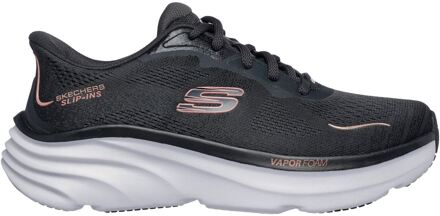 Skechers D'Lux Vapor Clear Horizon Textiel Dames Zwarte Sneakers - maat EU 42 / UK 8