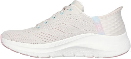 Skechers Dames/Dames Arch Fit 2.0 - Chique Trainers (Natuurlijk/roze) - maat