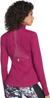 Skechers Dames/Dames Gowalk Mesh Jacket (Magenta) Roze