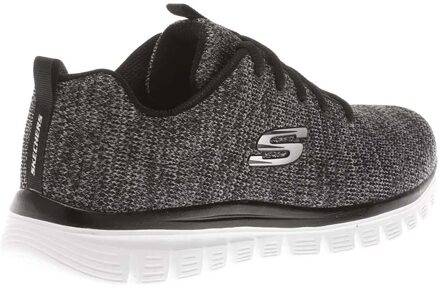 Skechers Dames/Dames Graceful Twisted Fortune Trainers (Zwart, Wit) - maat EU 38 / UK 5